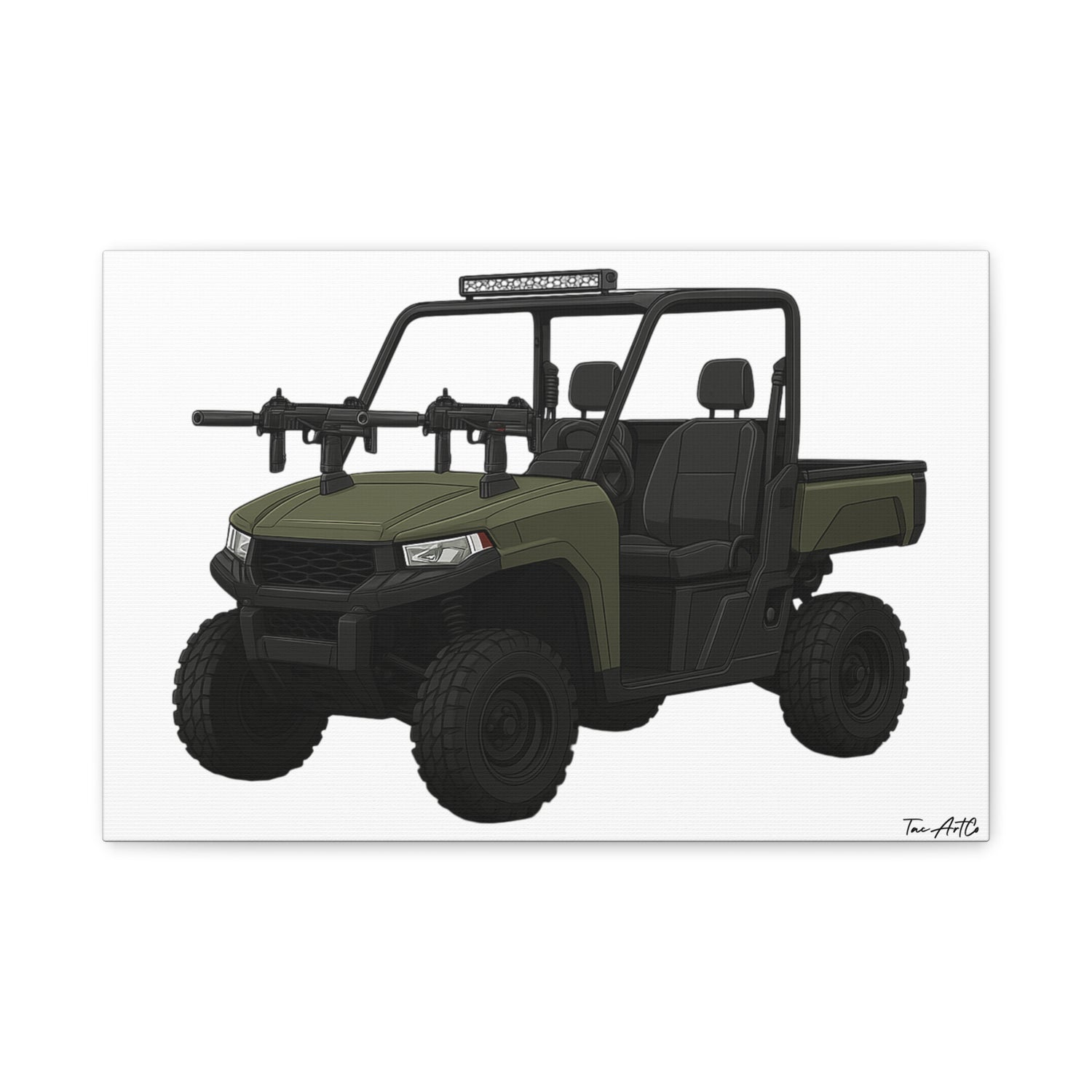 Off-Road Overkill – UTV MP7 Rig Canvas Print