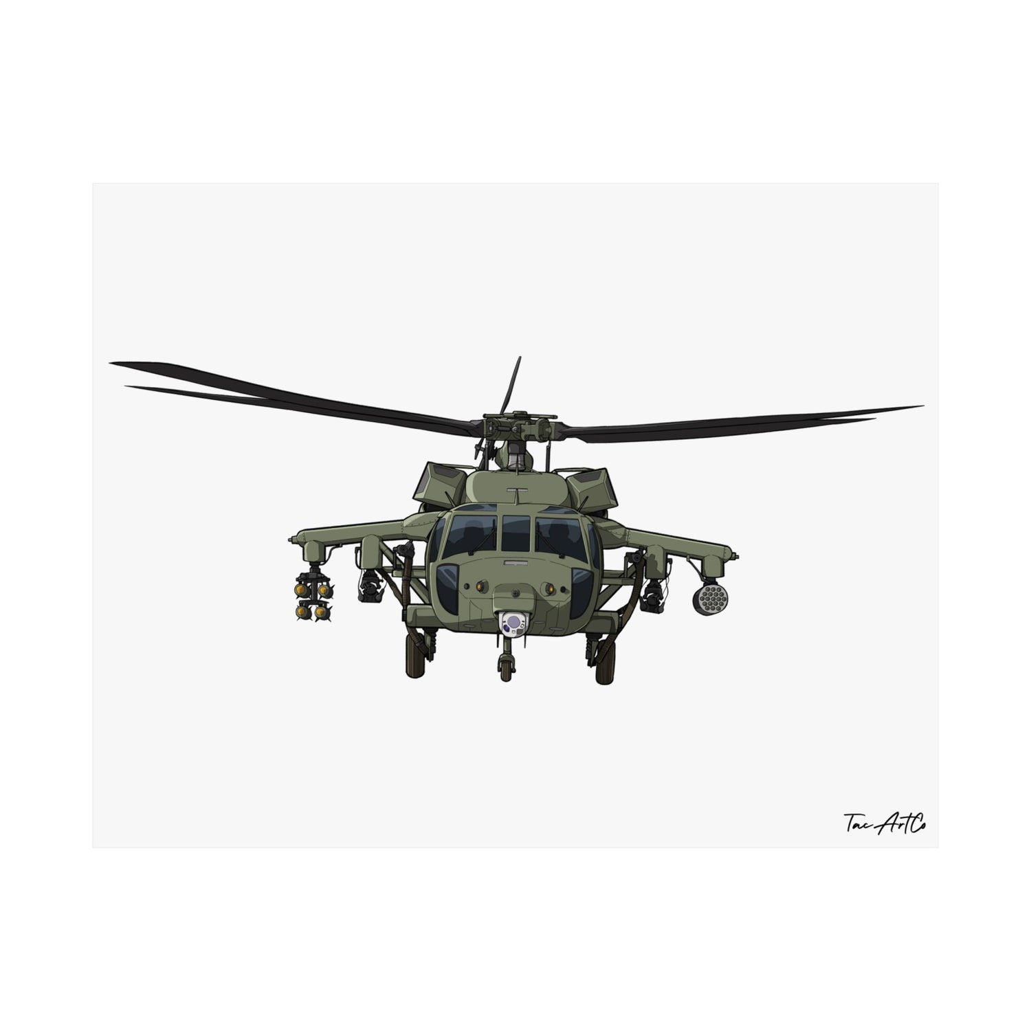 Blackhawk v1 - Matte Poster