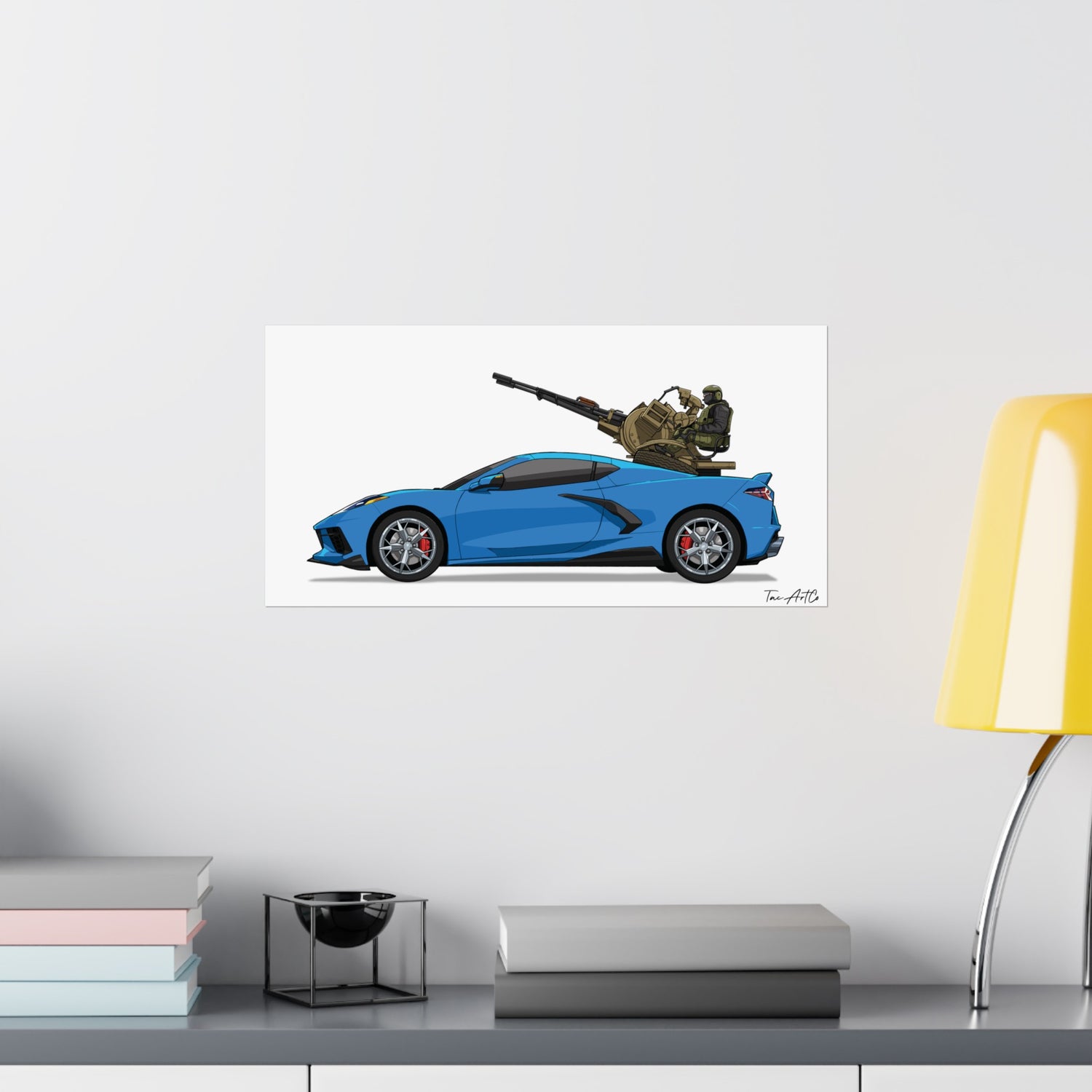 Corvette Technical - Matte Poster