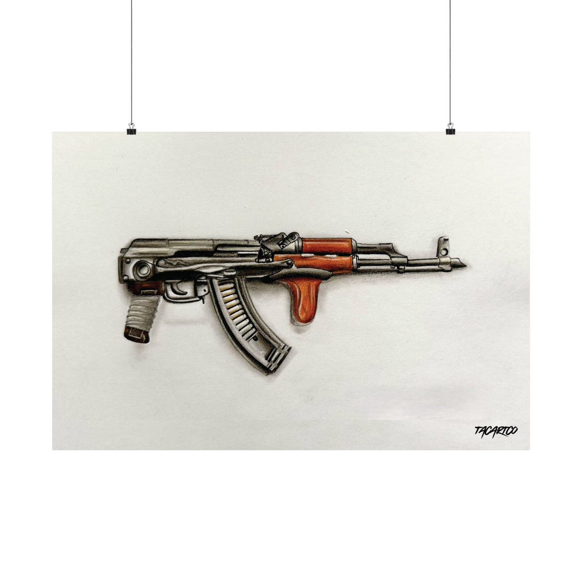 AK Underfolder Sketch - Matte Poster