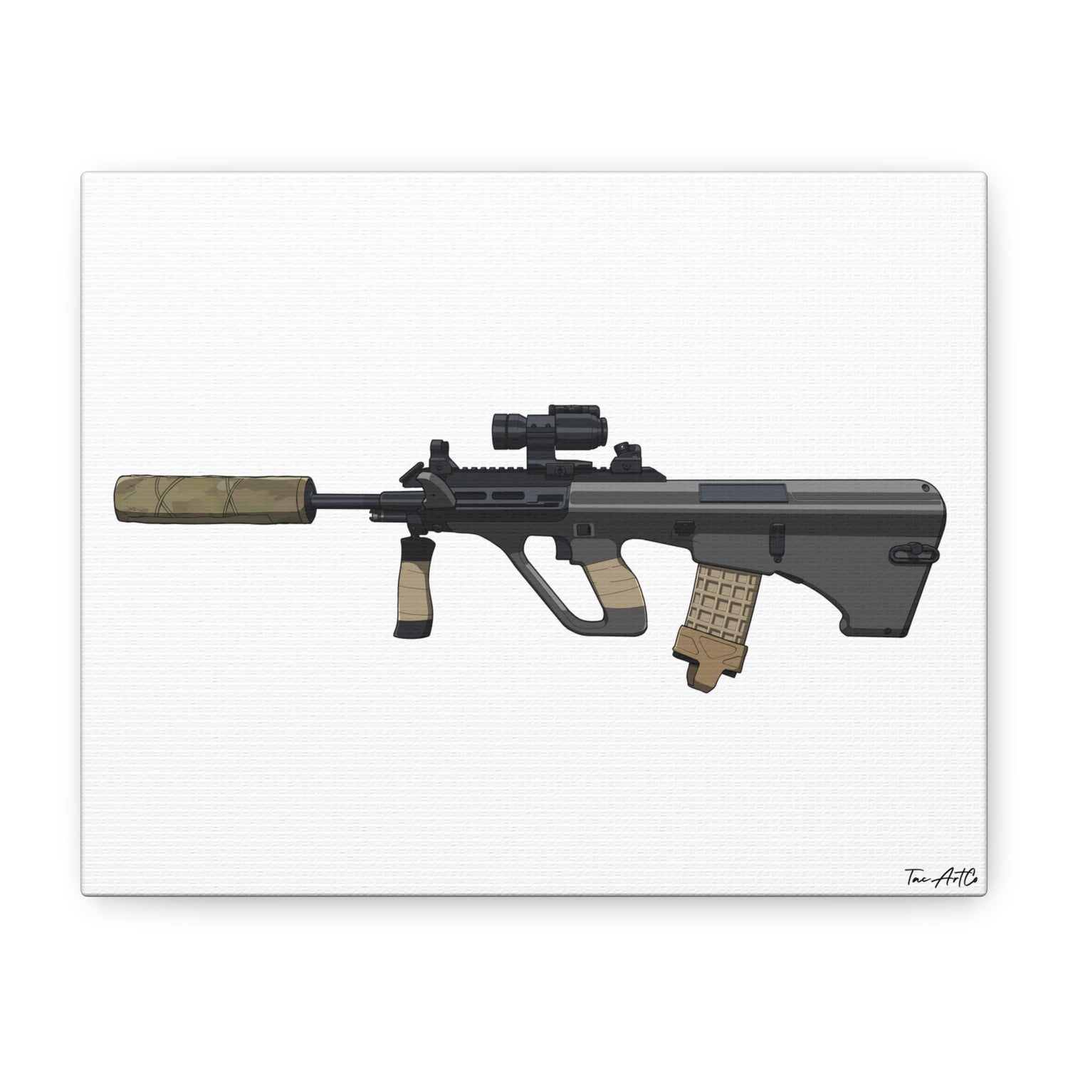 Steyr AUG – Bullpup Rifle Canvas Print