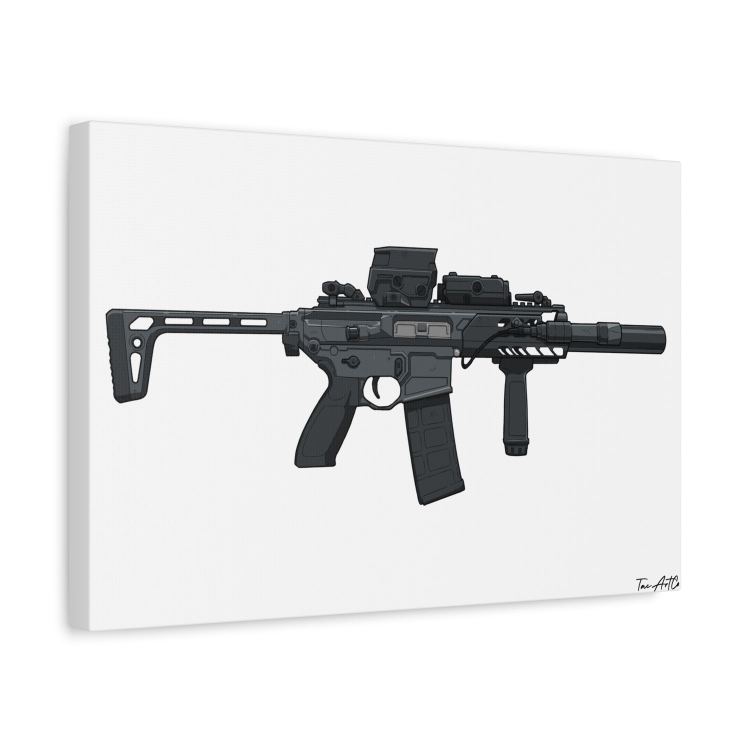SIG MCX – Compact Rifle Canvas Print