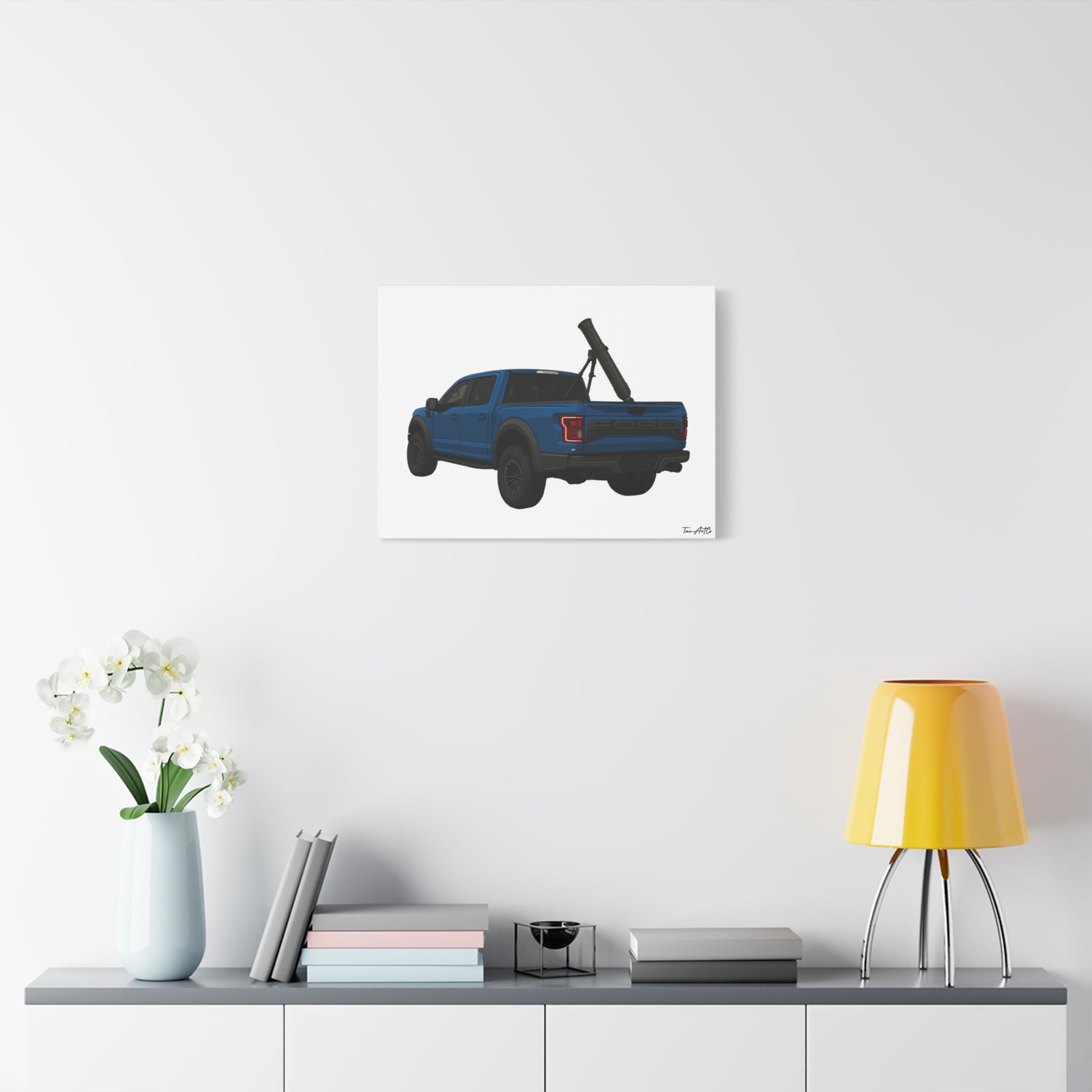 Heavy Payload – Raptor Mortar Rig Canvas Print