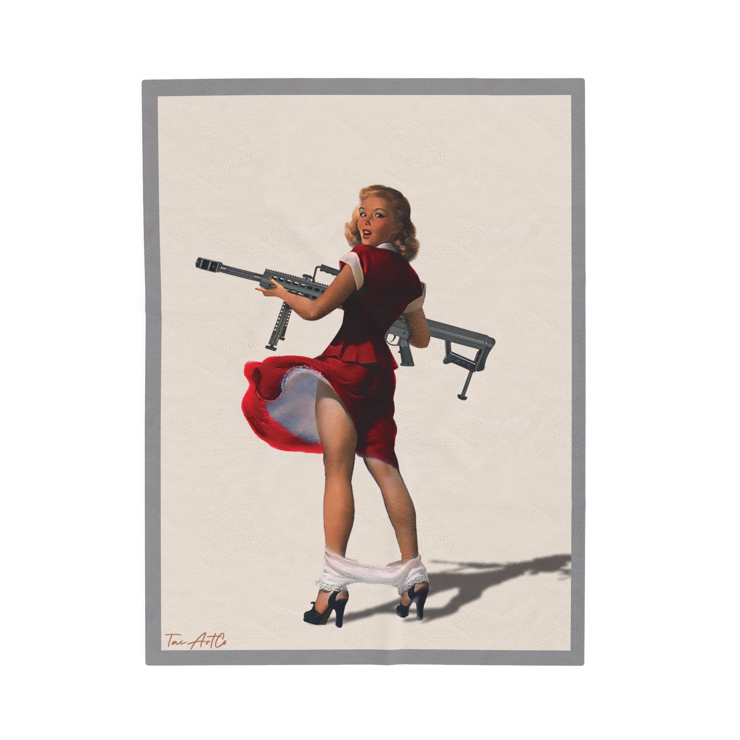 50BMG Girl - Velveteen Plush Blanket