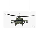 Black Hawk Helicopter – Matte Poster