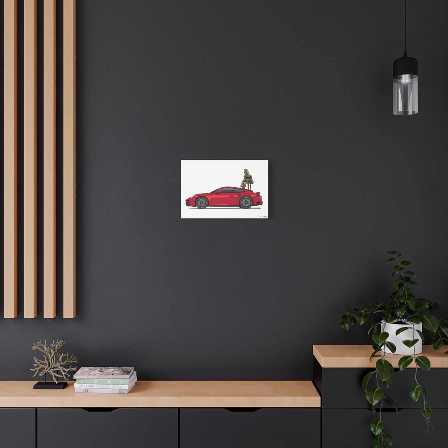 Porsche 911 Technical – Canvas Print