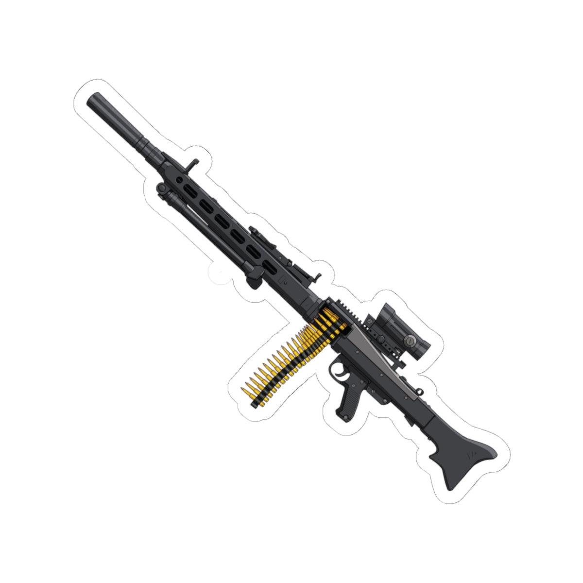 Suppressed MG42 - Sticker