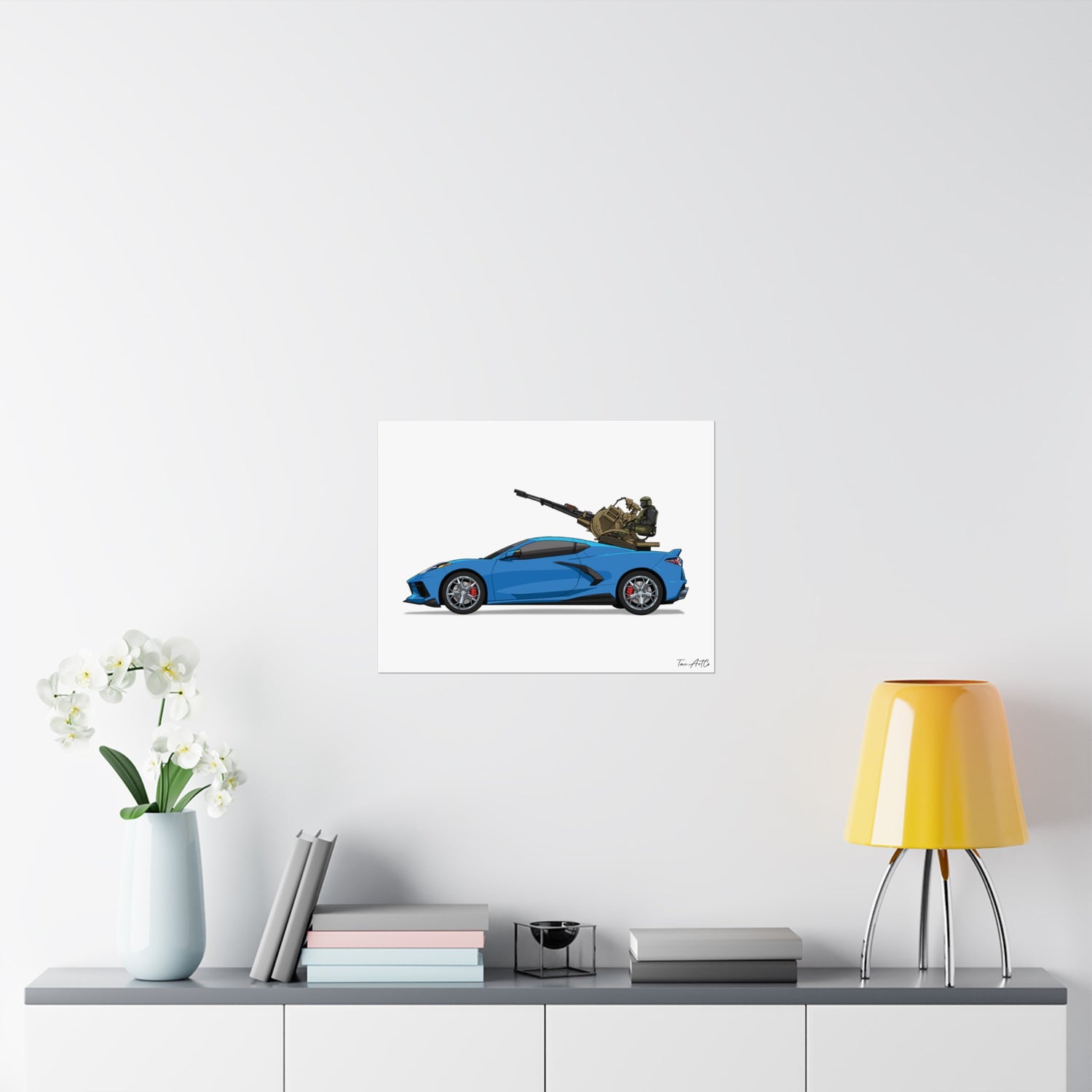 Corvette Technical - Matte Poster