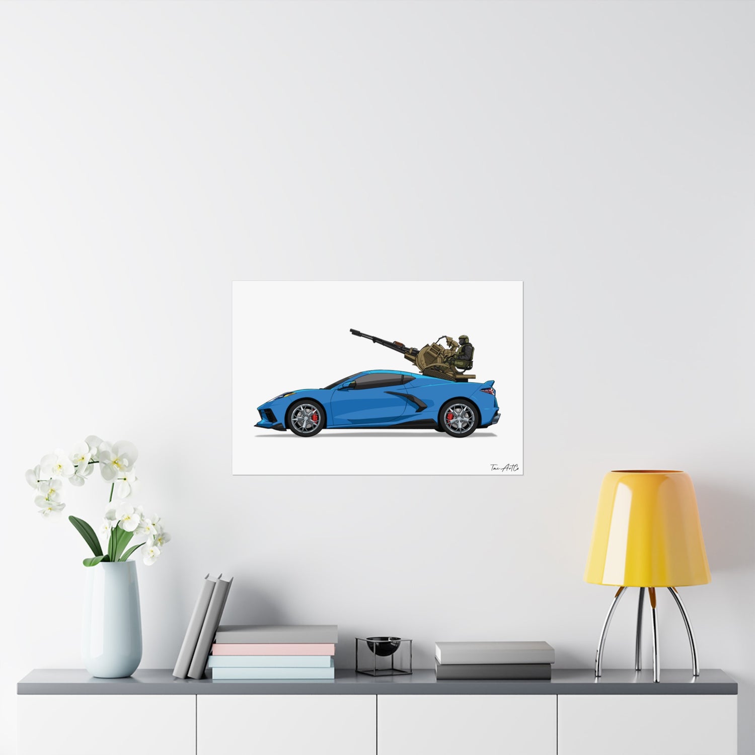 Corvette Technical - Matte Poster