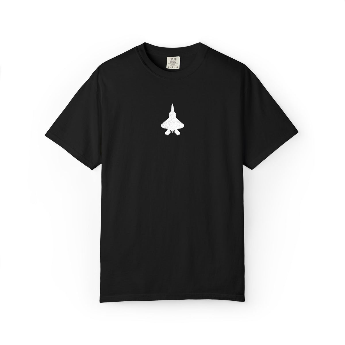F22 Top View Silhouette – Embroidered Tee