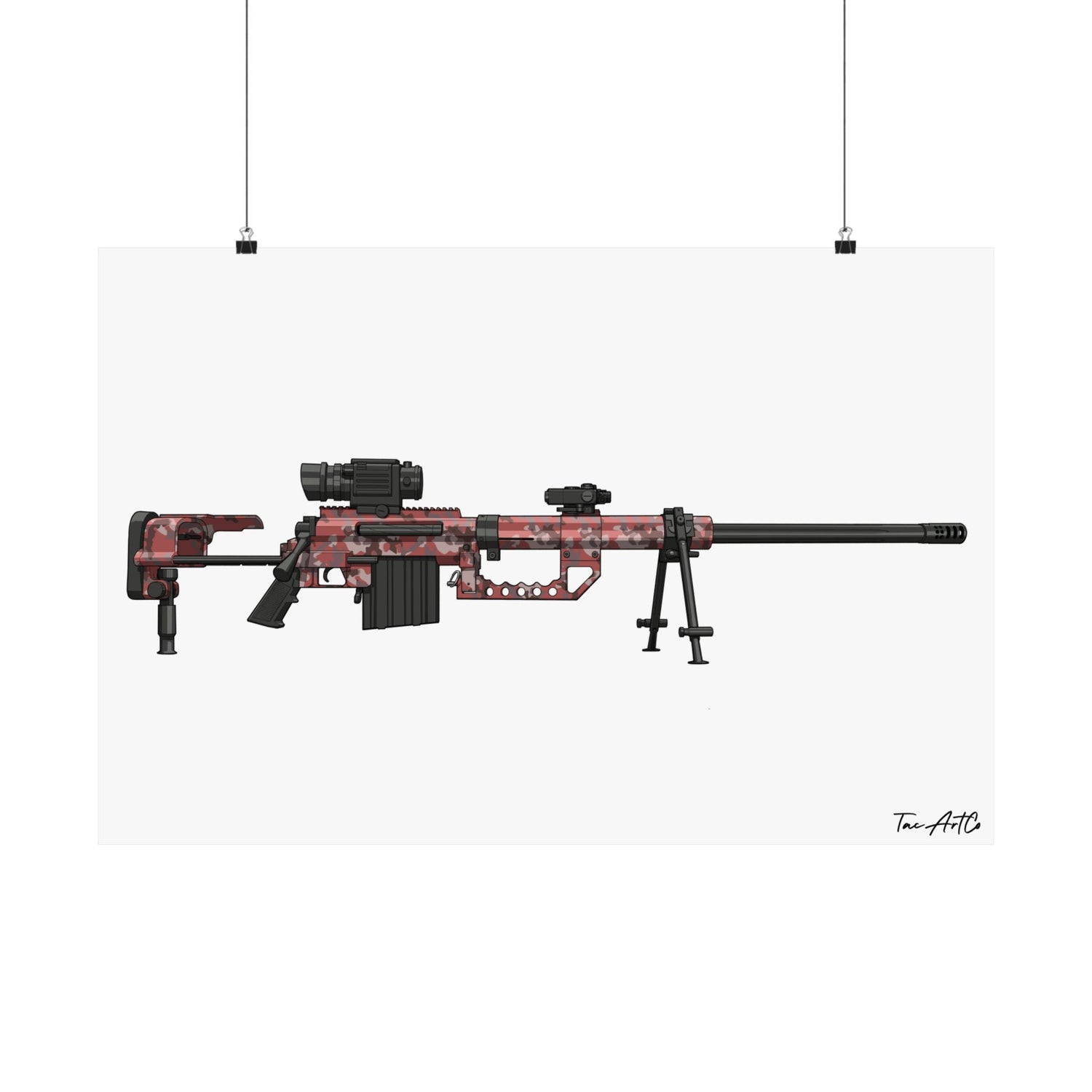 M200 Intervention COD Classic - Matte Poster