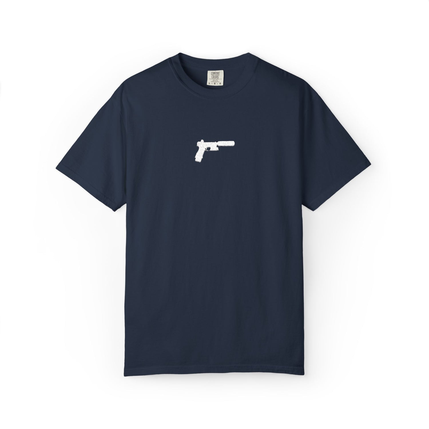 Suppressed Glock 19 with RMR – Embroidered Tee