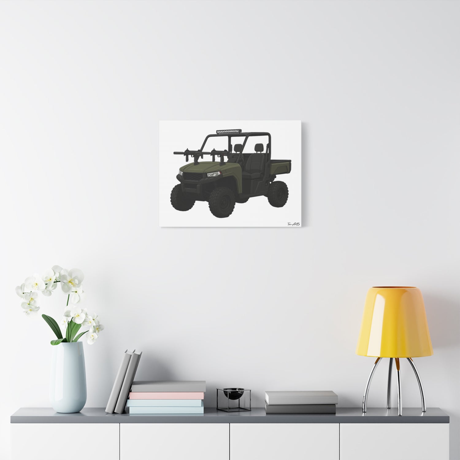 Off-Road Overkill – UTV MP7 Rig Canvas Print