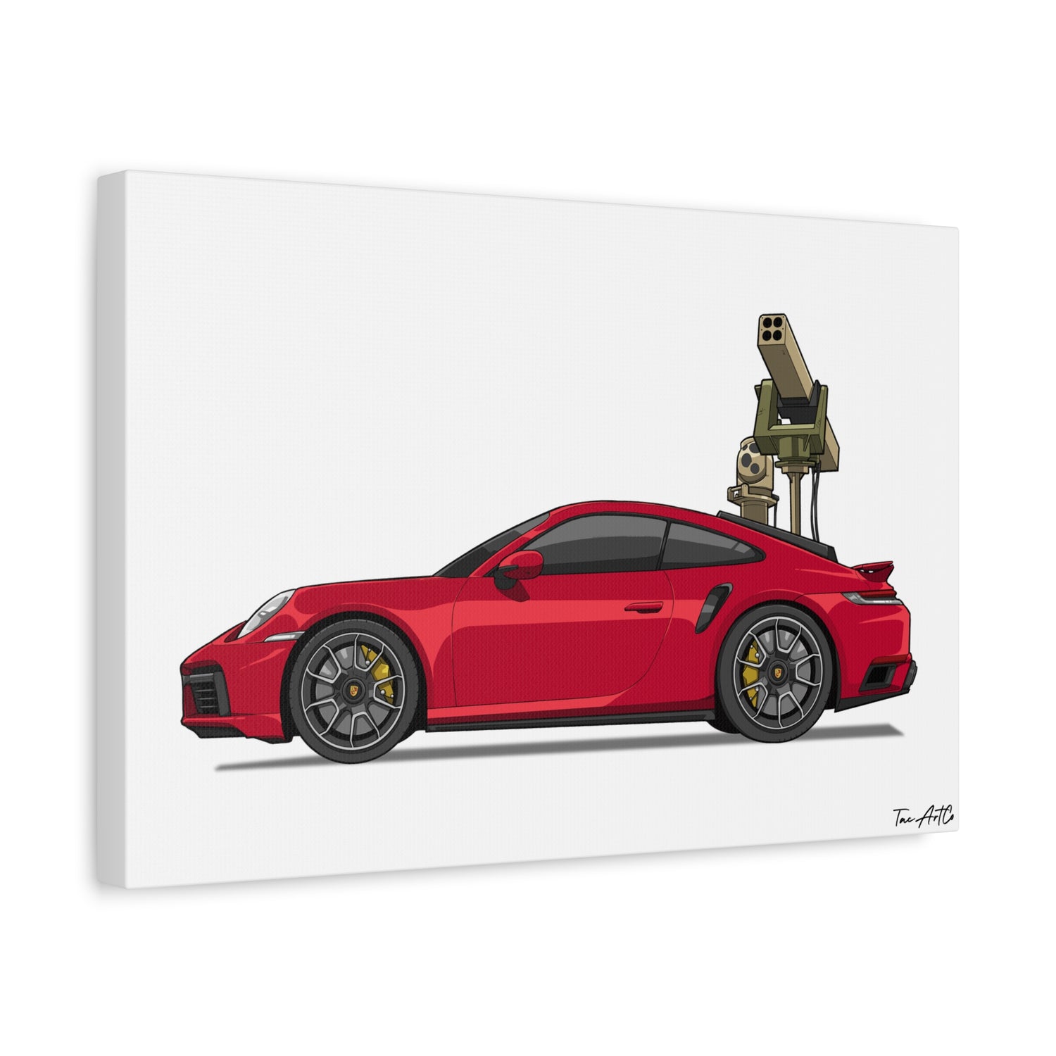 Porsche 911 Technical – Canvas Print