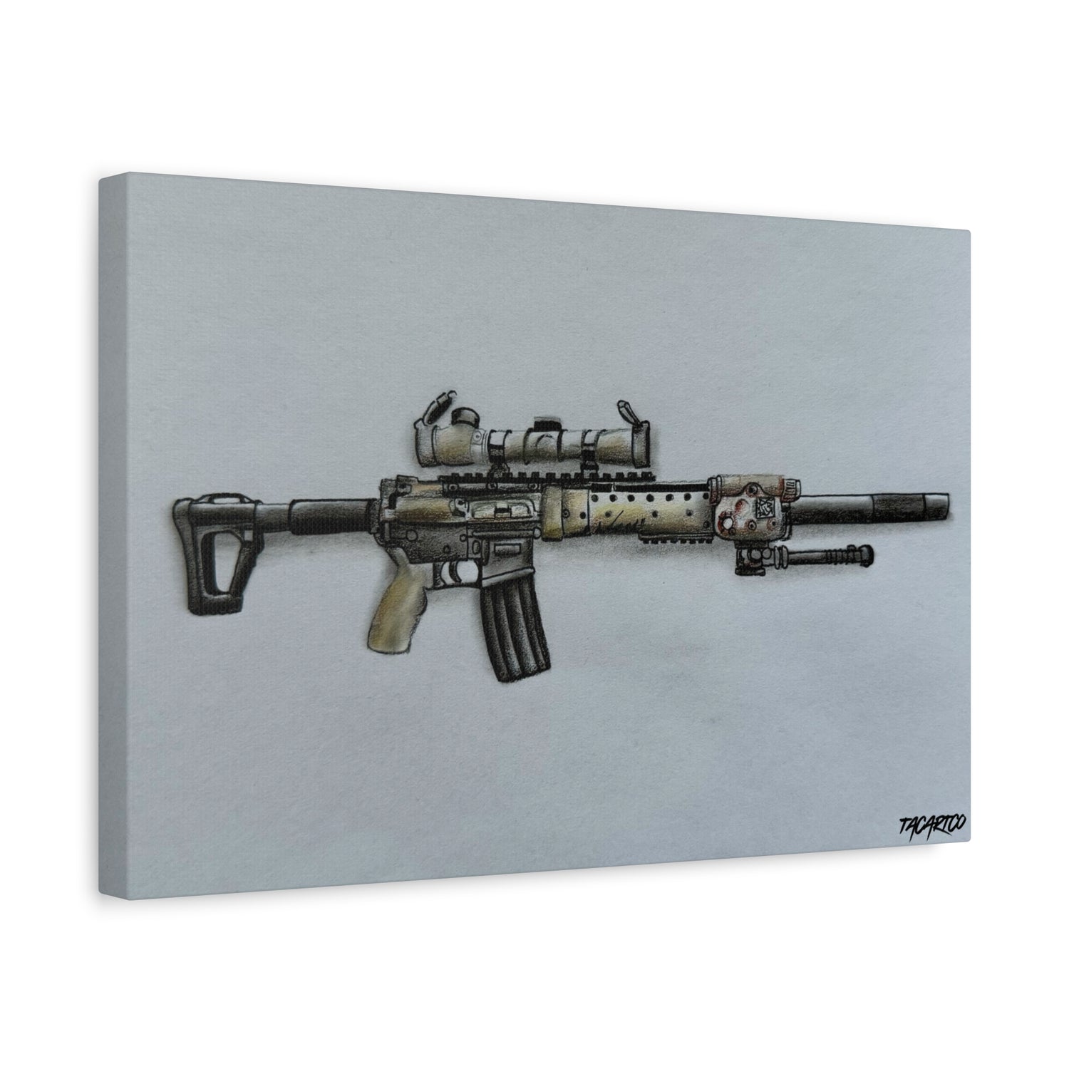 MK12 Mod H – Recce Rifle Canvas Print