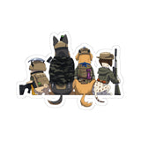 Dog Squad (Back) - Sticker