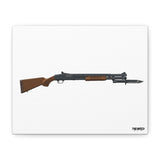 Mossberg 590A1 Retrograde - Canvas Print (White Background)