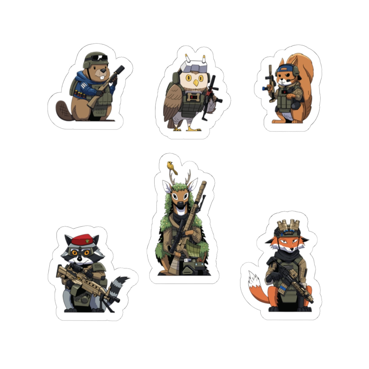 Delta Forest Unit - Sticker Sheet