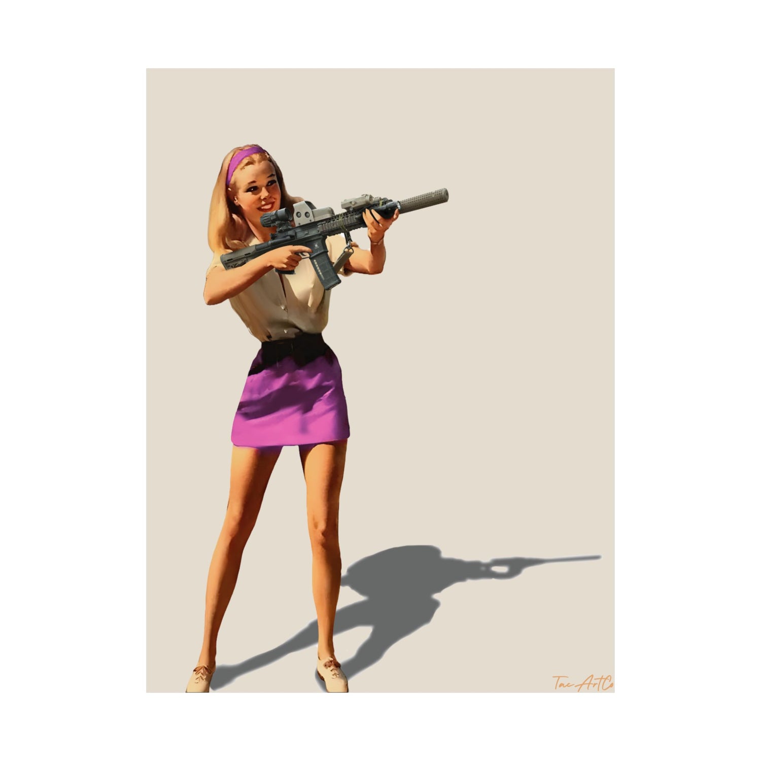 Mk18 Girl - Poster