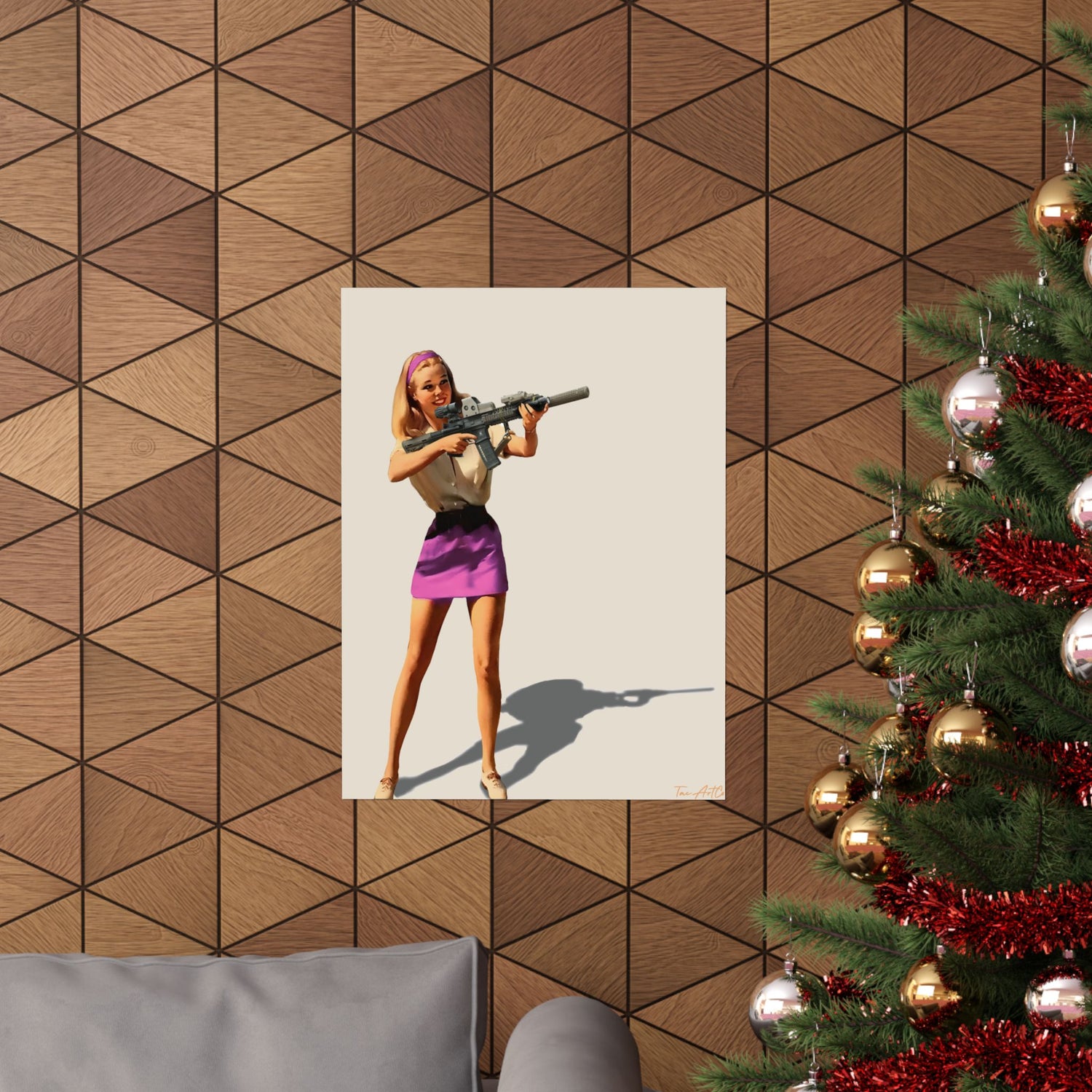 Mk18 Girl - Poster