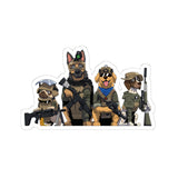 Dog Squad (Front) - Sticker