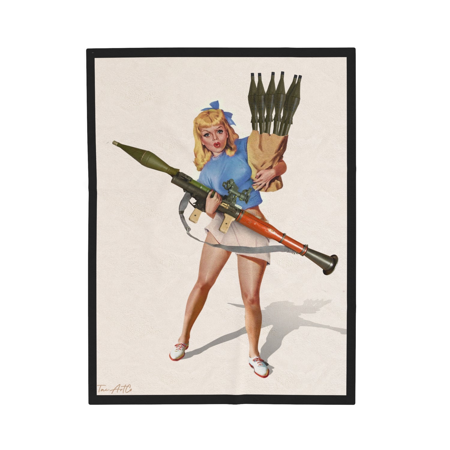 RPG Girl - Velveteen Plush Blanket