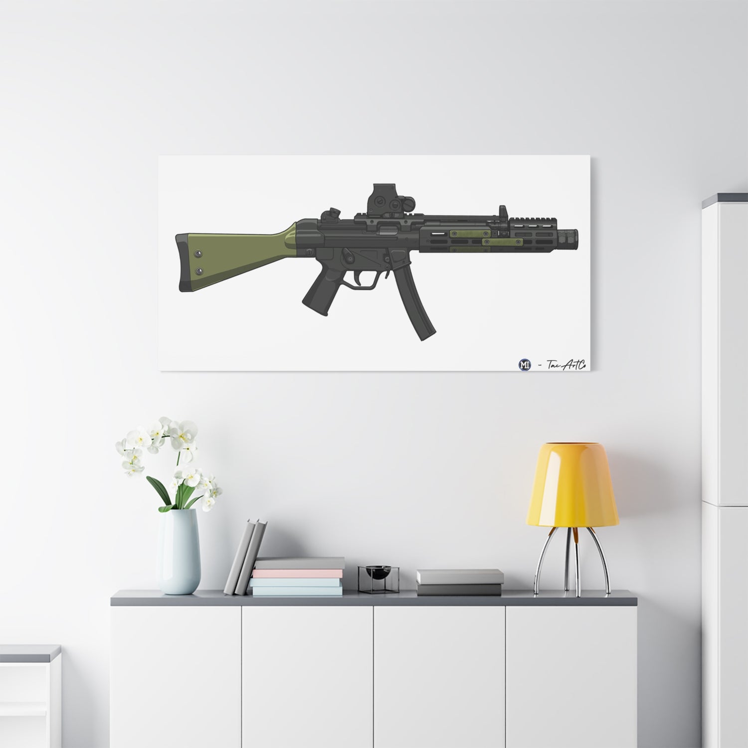 MP5 Canvas Print – Modern Classic