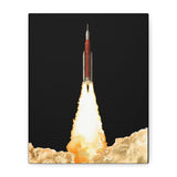 Artemis 2 – Canvas Print (Black Background)