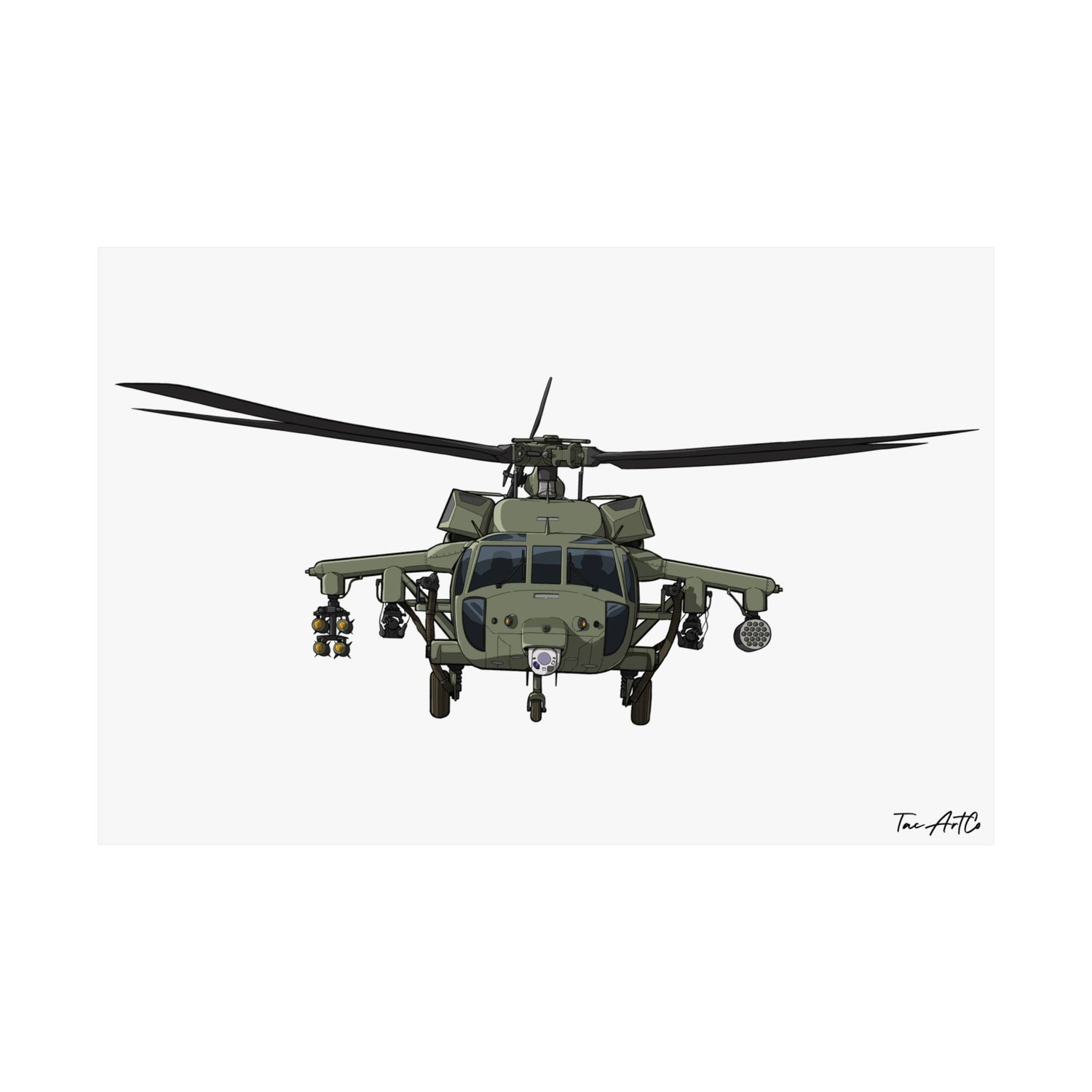 Blackhawk v1 - Matte Poster