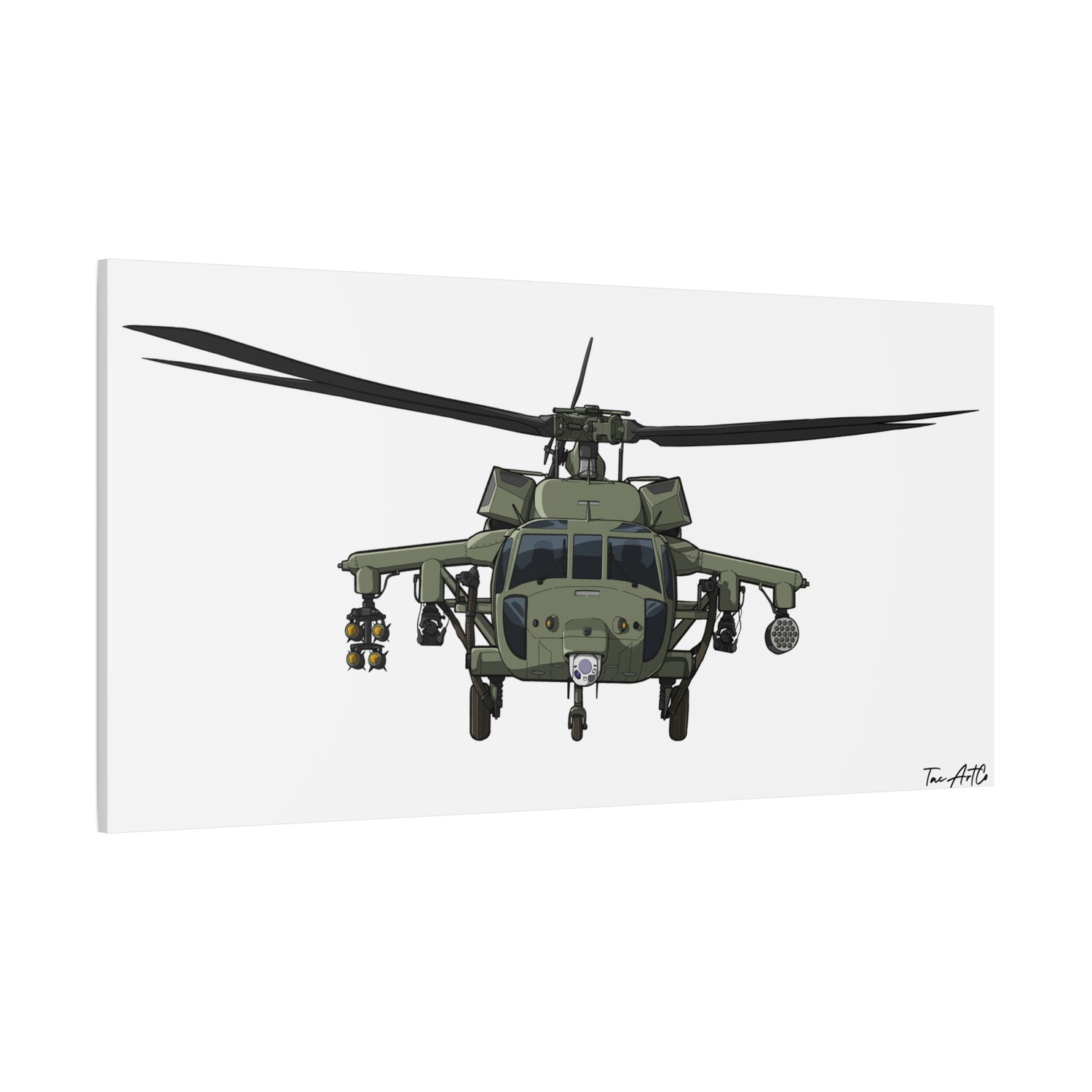 Black Hawk Helicopter – Canvas Print