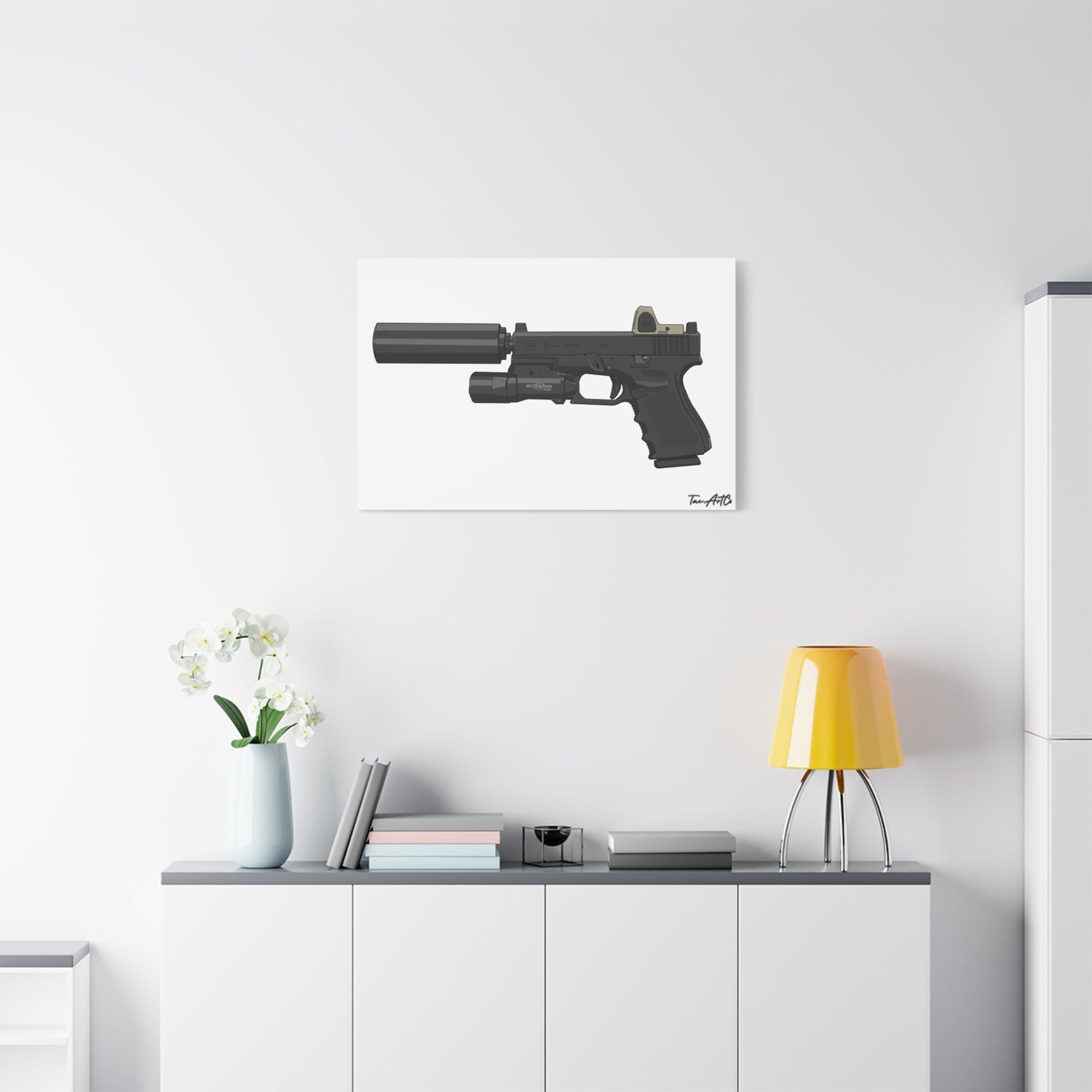 MK27 Mod 0 (Glock) - Canvas Print