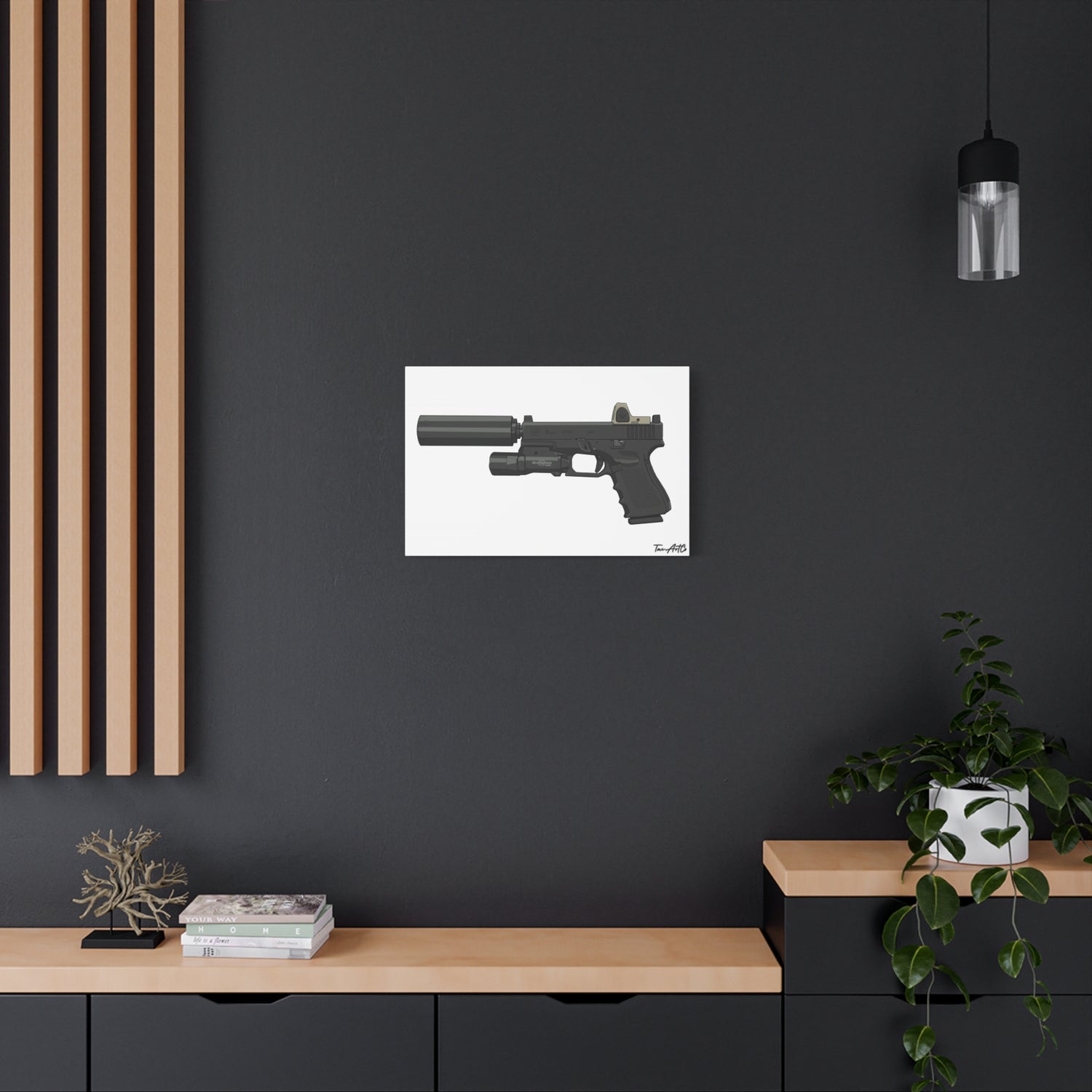 MK27 Mod 0 (Glock) - Canvas Print