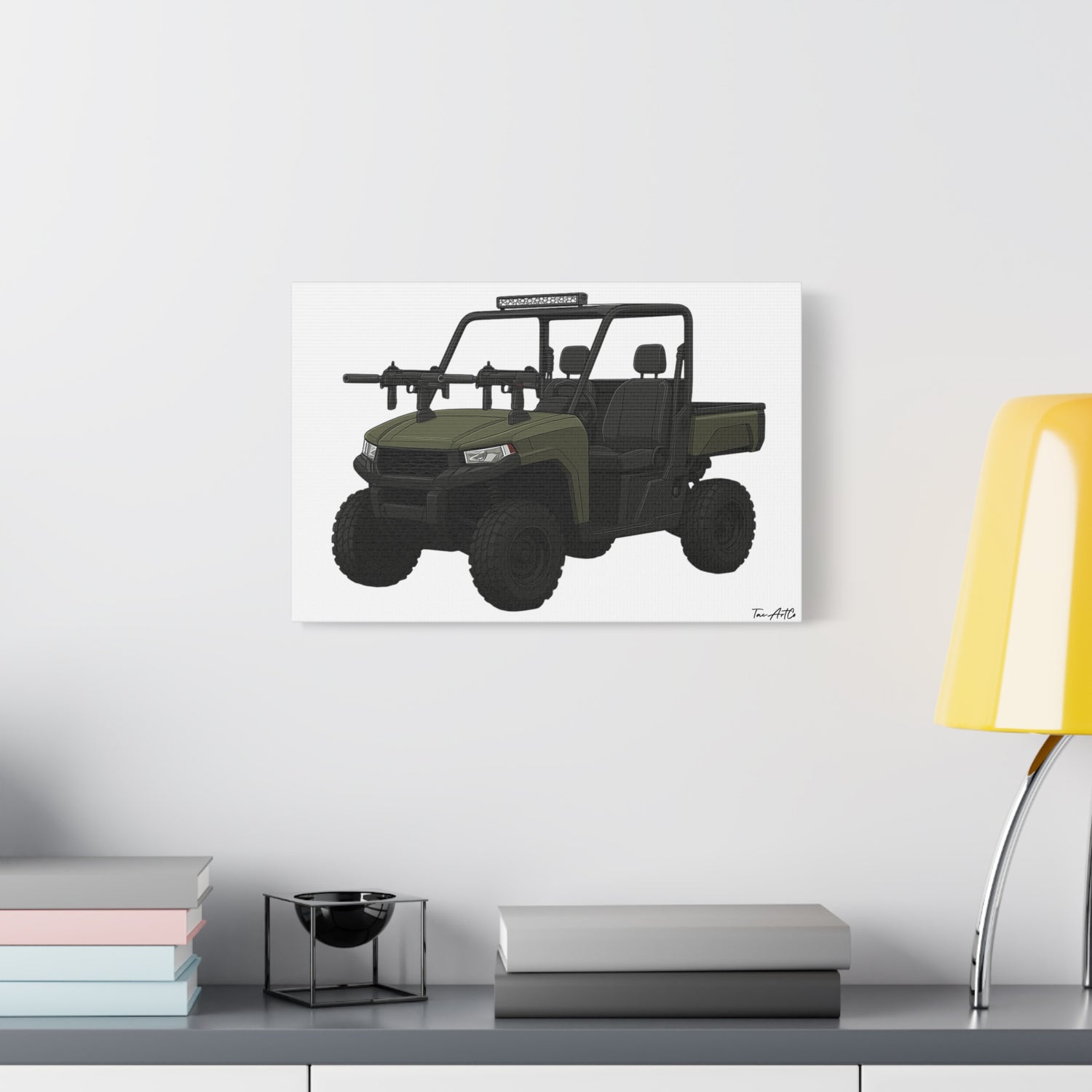 Off-Road Overkill – UTV MP7 Rig Canvas Print