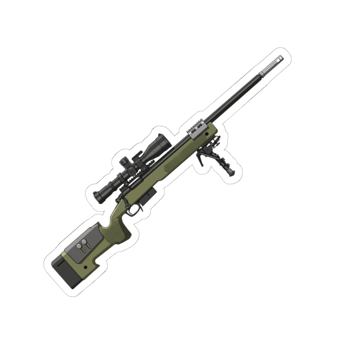 M40A5 USMC Sniper Rifle Sticker