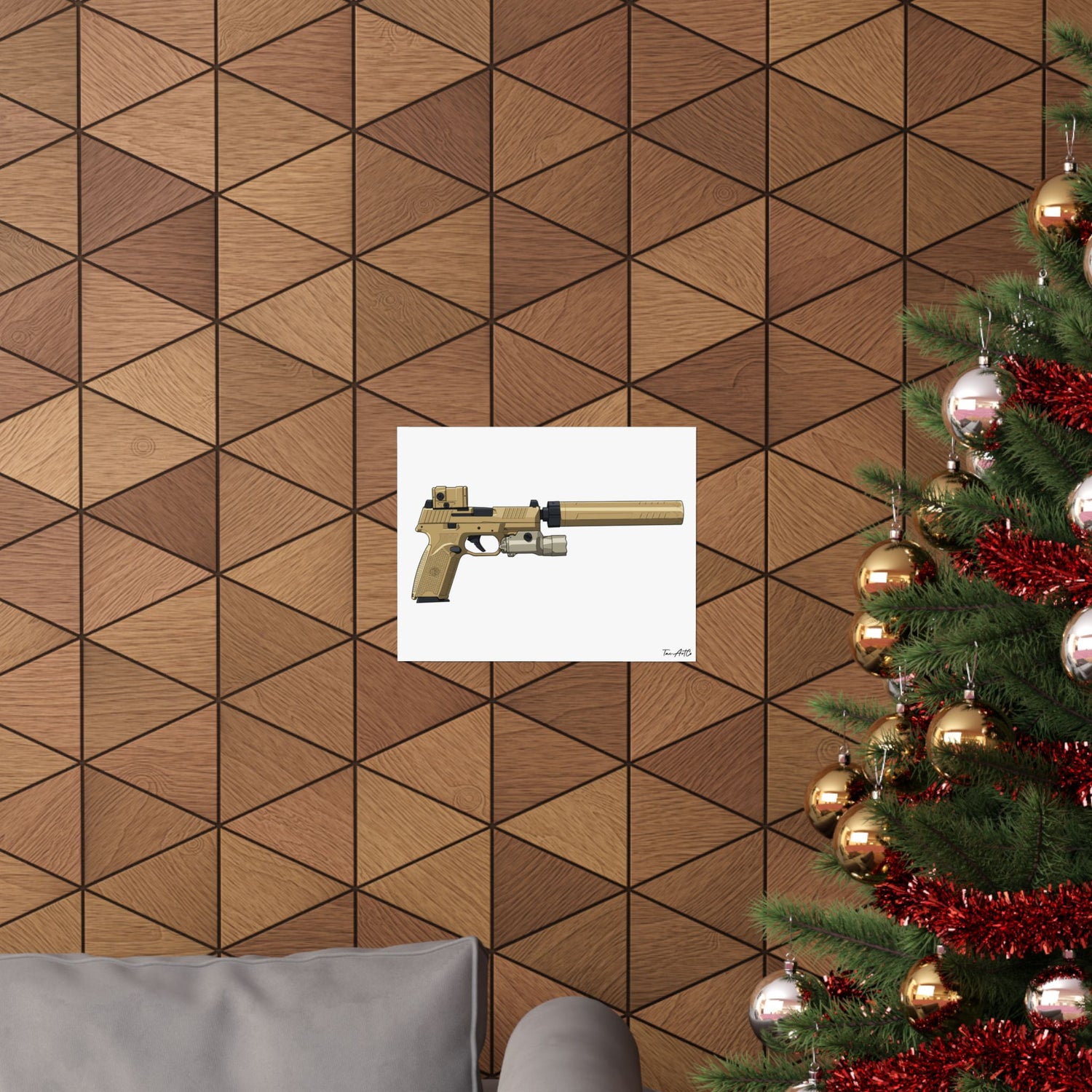 FN 509 Tac - Matte Poster