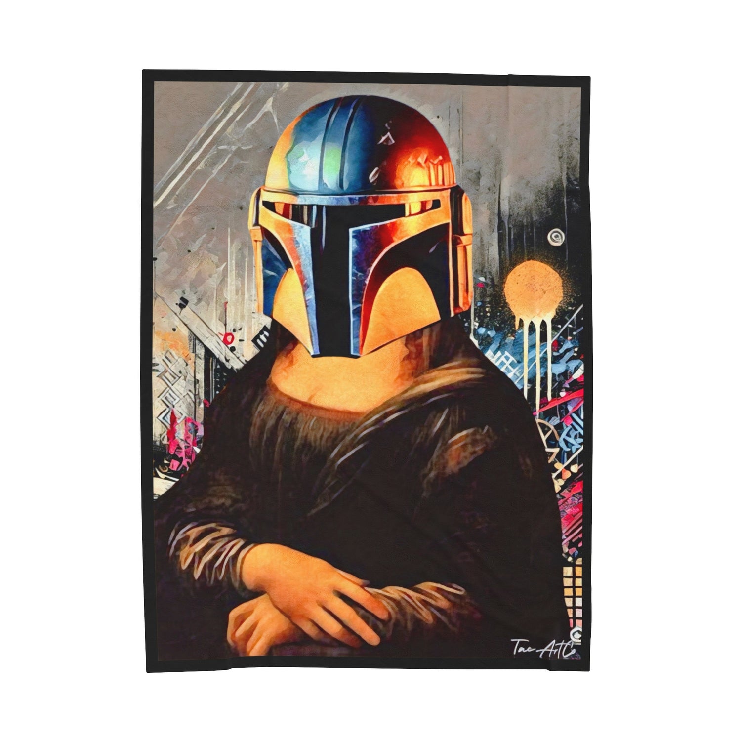 boba lisa - Velveteen Plush Blanket