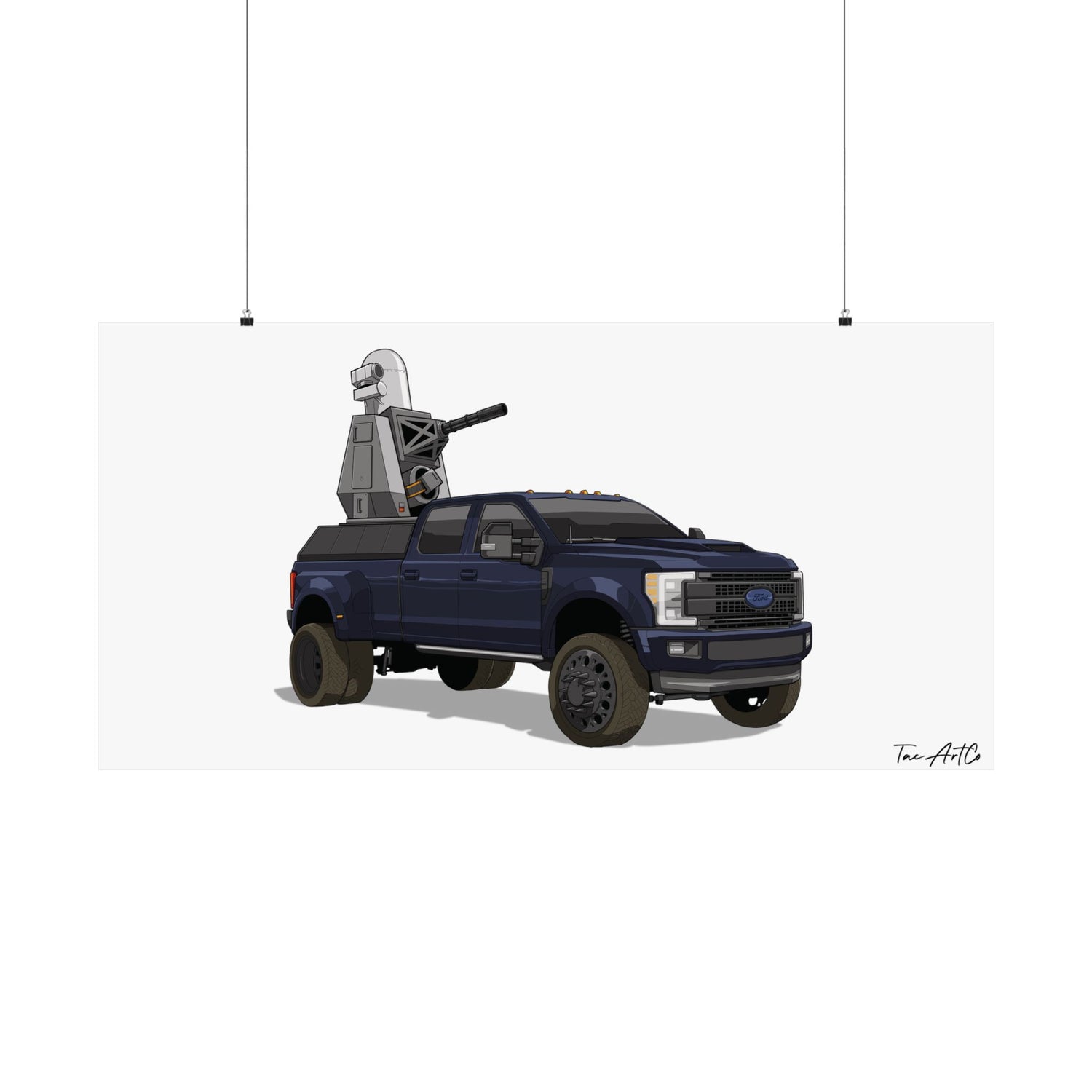 F350 Technical - Matte Poster
