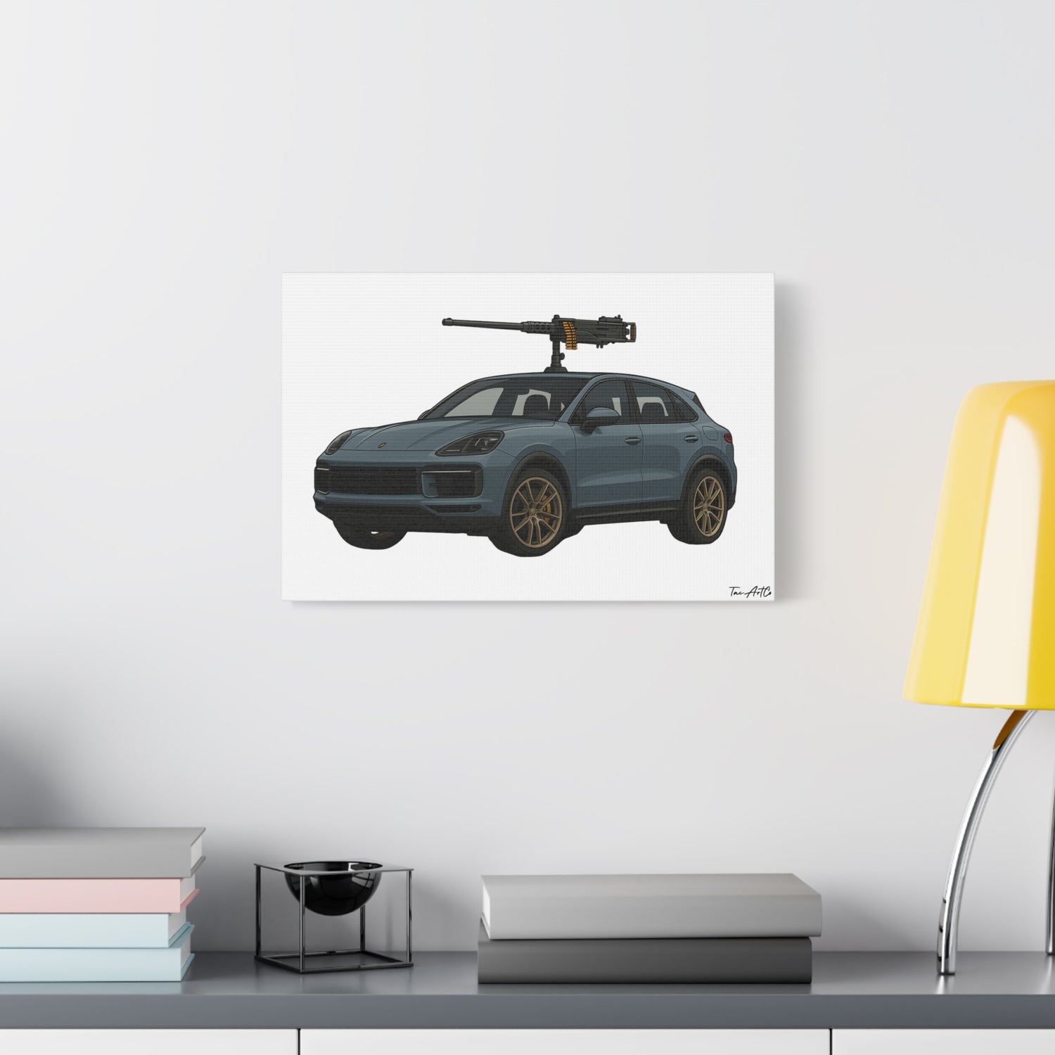Urban Armor – Porsche Gun Rig Canvas Print