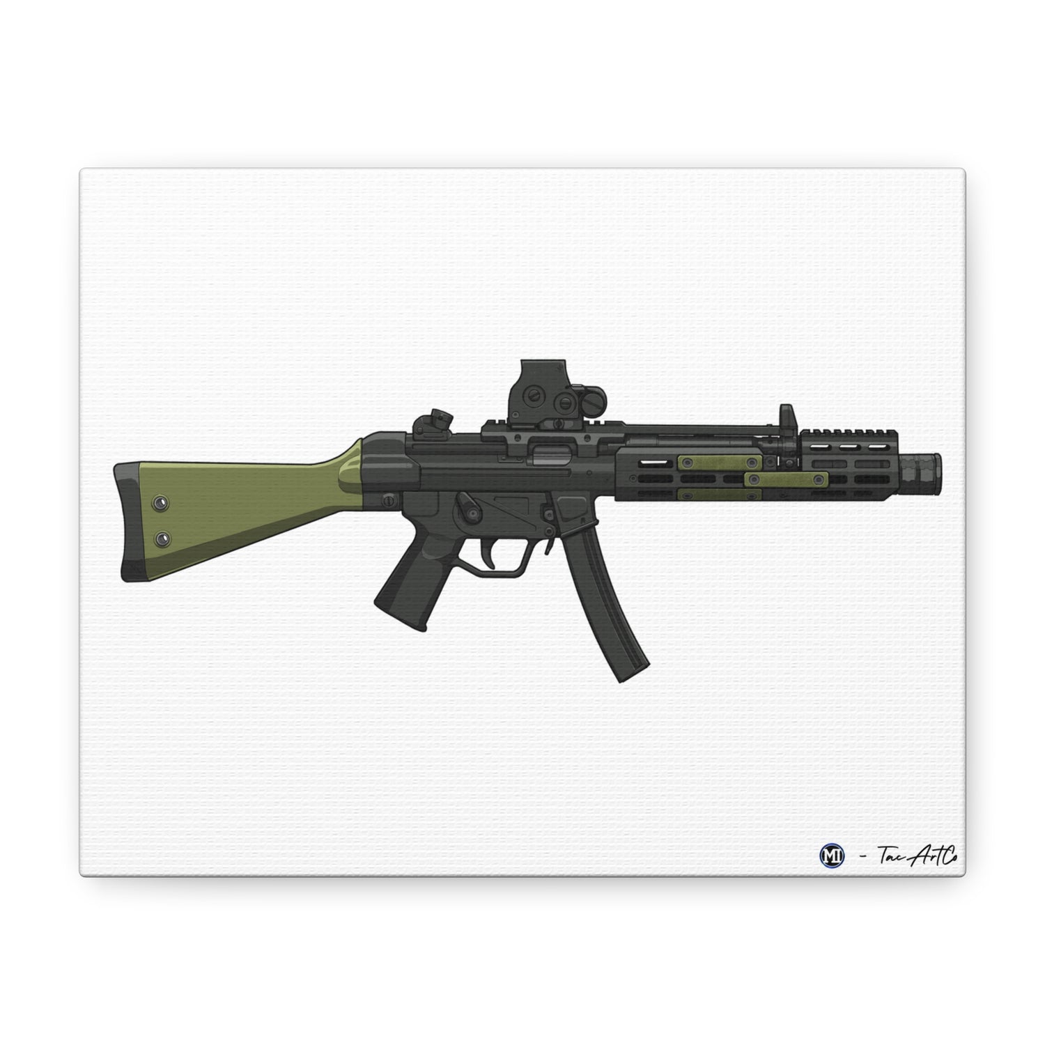 MP5 Canvas Print – Modern Classic