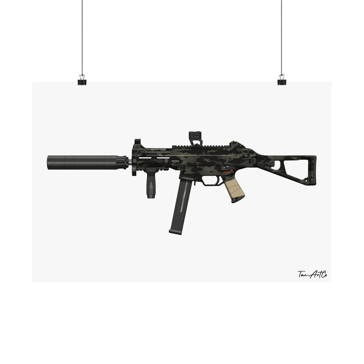 UMP45 - Matte Poster