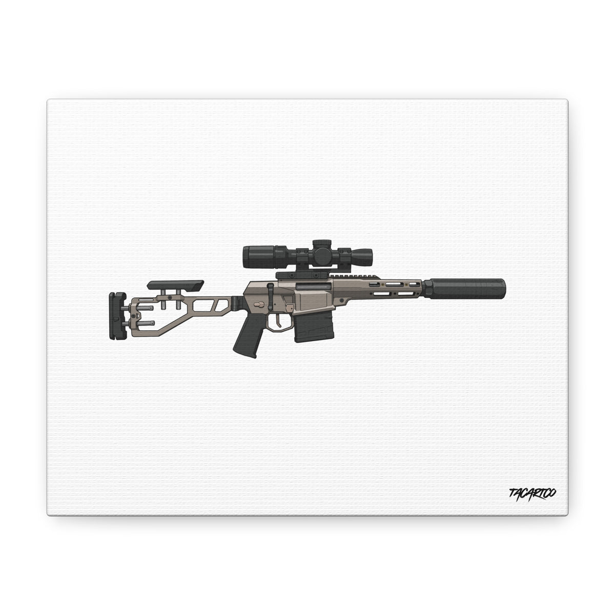 The Fix by Q - Canvas Print (White Background)