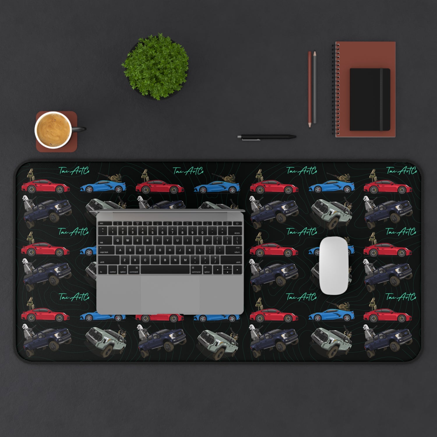 Technical Pattern - Desk Mat