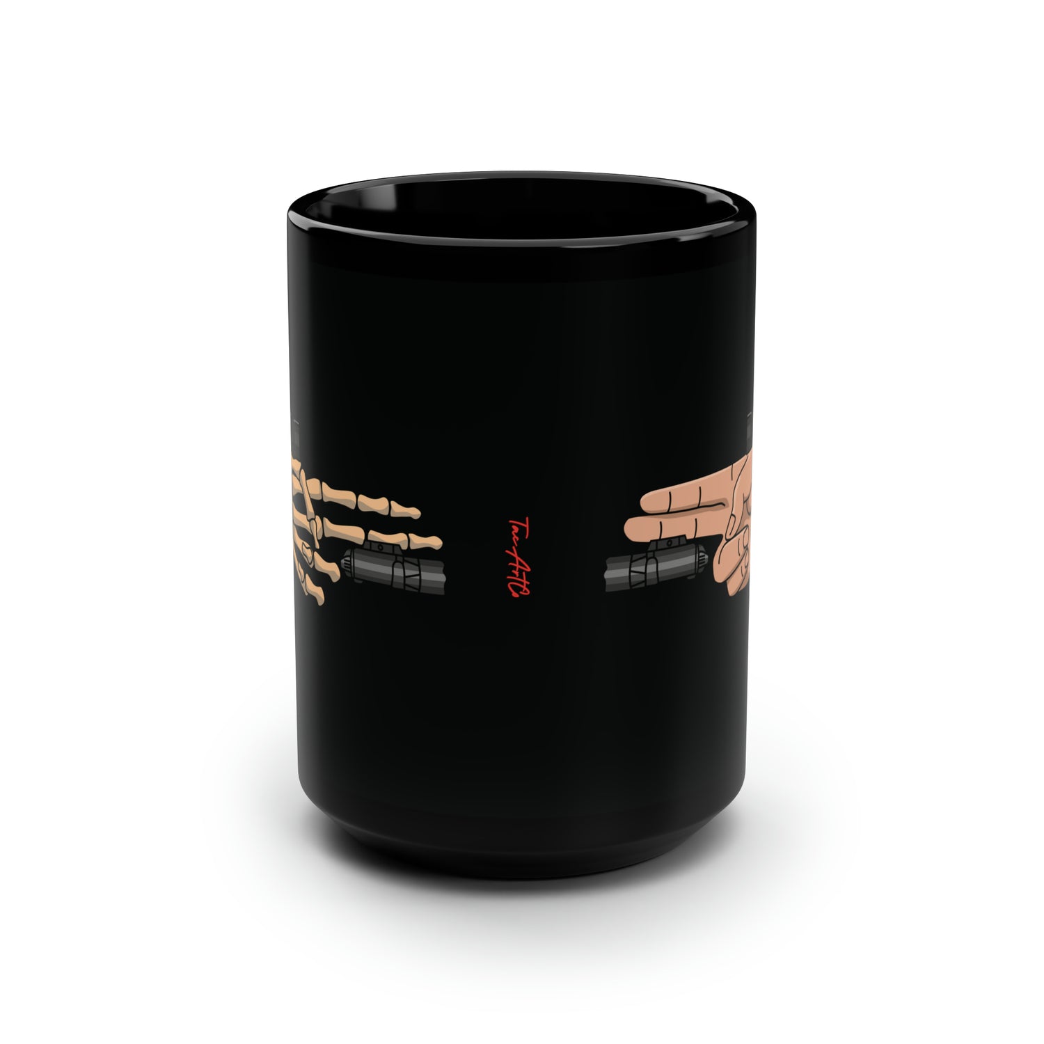 TacArt Life & Death Finger Gun v1 - 15oz Mug