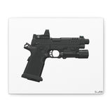 2011 Gucci Pistol Canvas Print – High Speed, Wall-Drag Approved