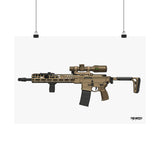 SIG MCX Spear - Matte Poster (White Background)