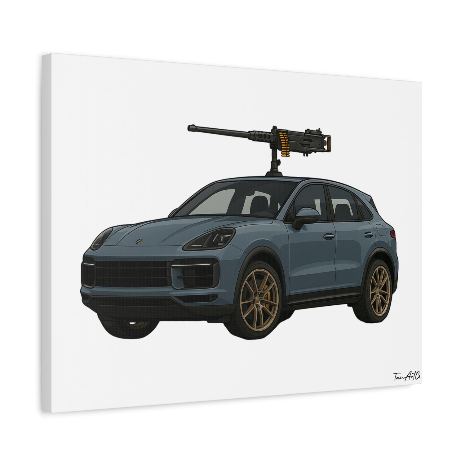 Urban Armor – Porsche Gun Rig Canvas Print