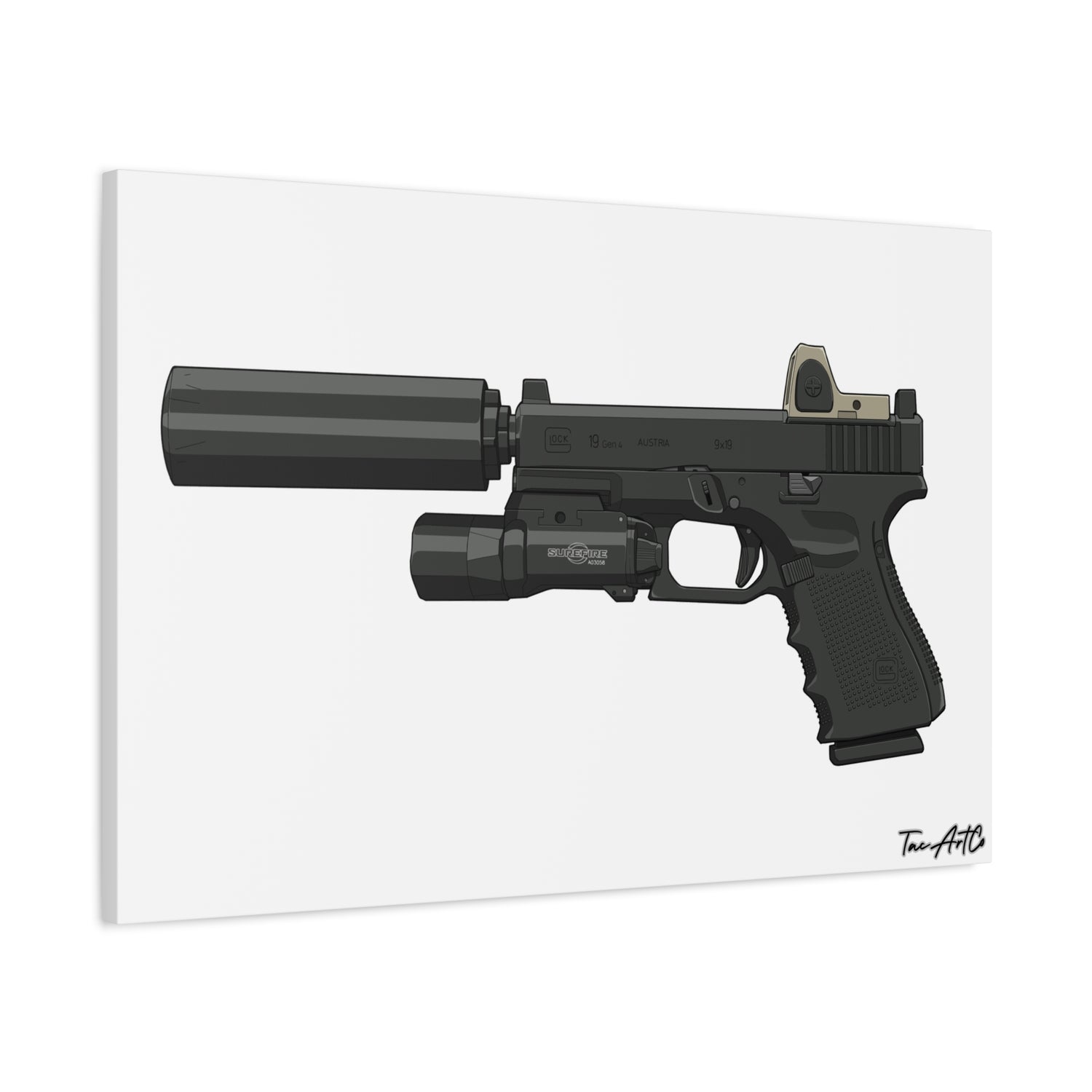 MK27 Mod 0 (Glock) - Canvas Print