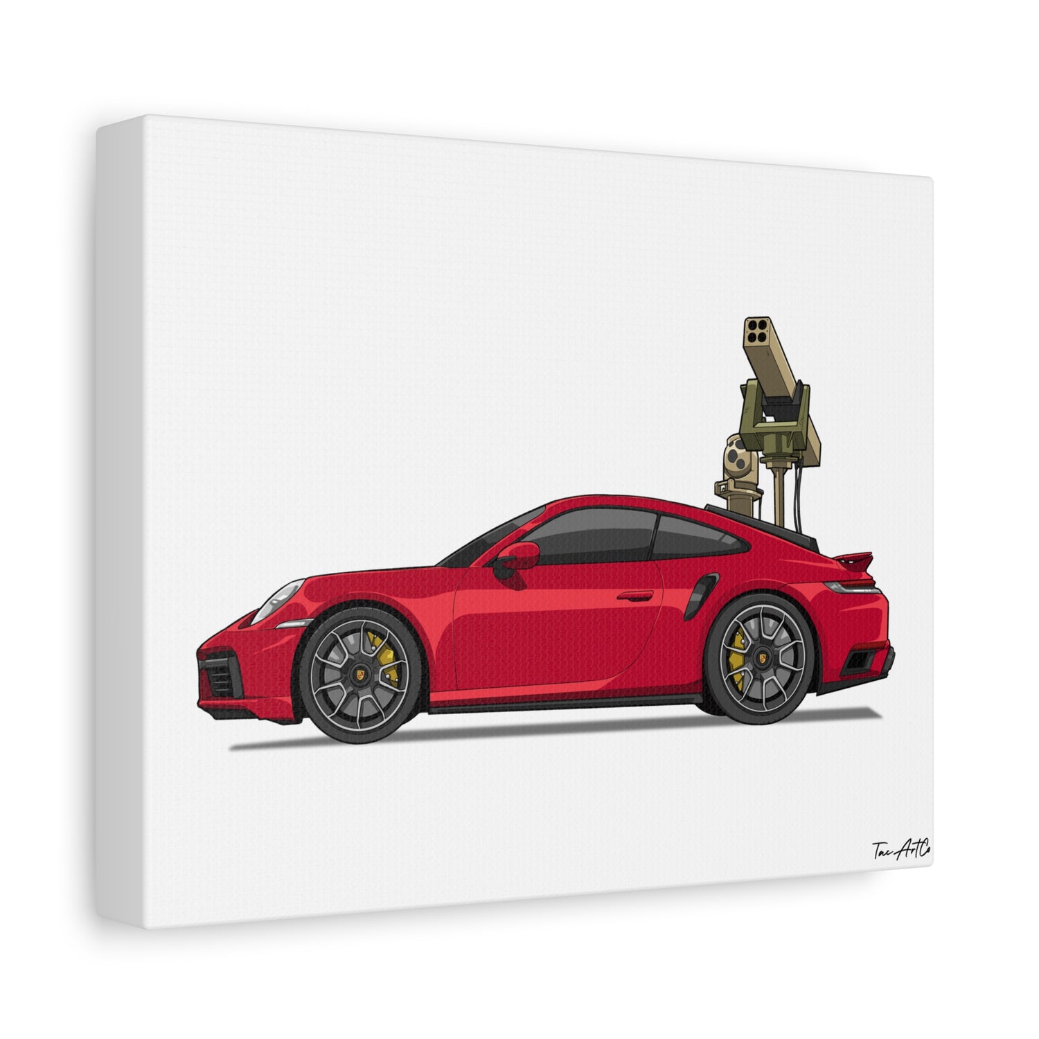 Porsche 911 Technical – Canvas Print