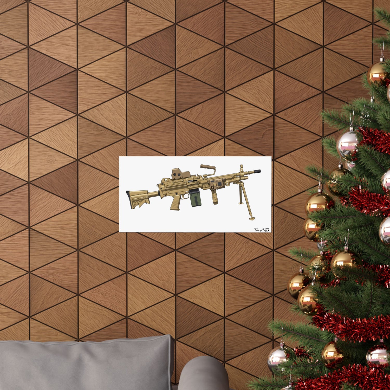 M249 LMG - Matte Poster