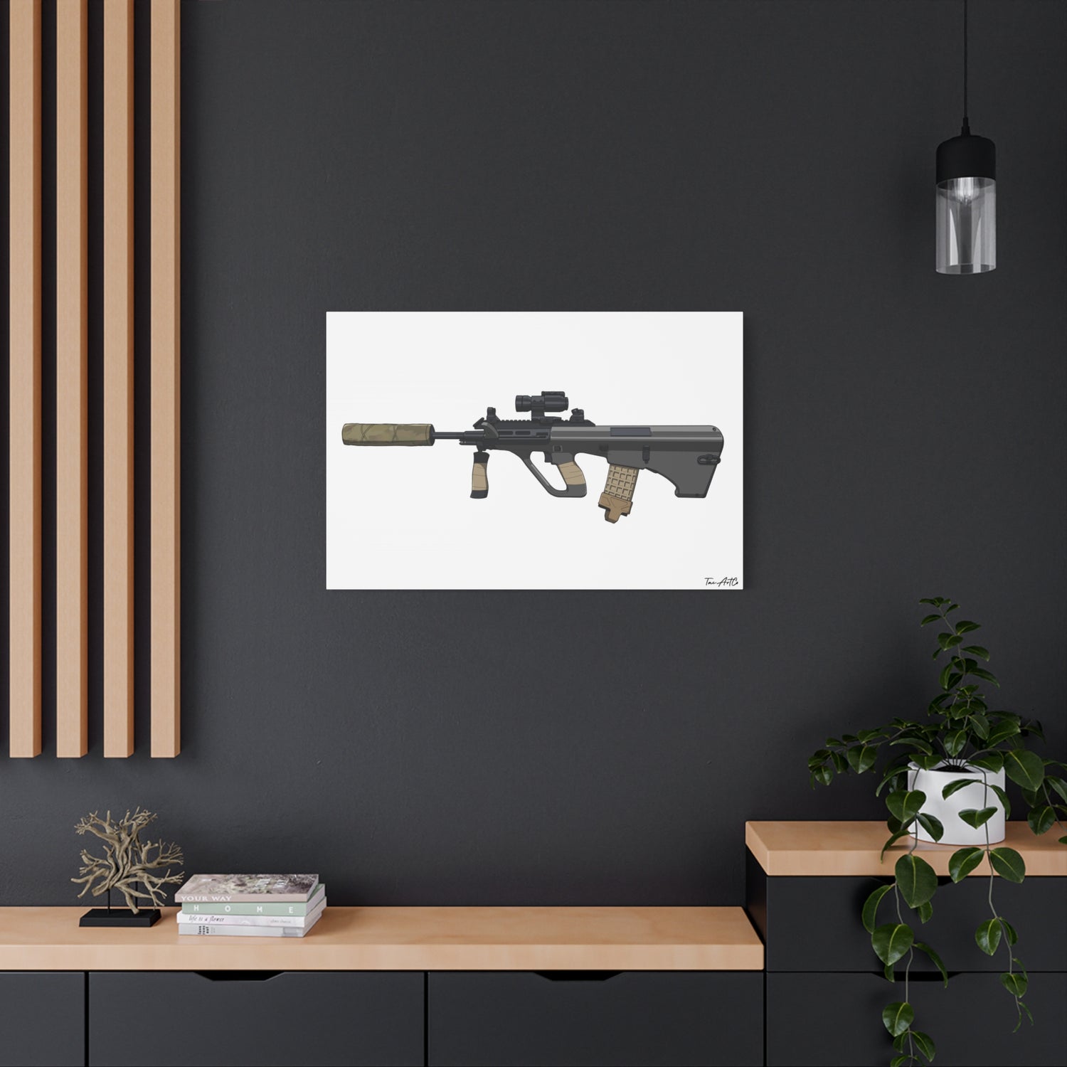Steyr AUG – Bullpup Rifle Canvas Print